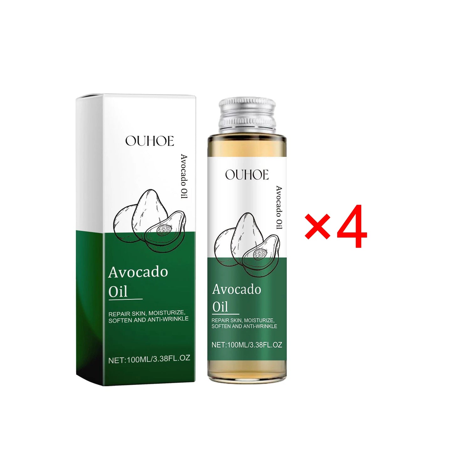 Moisturizing Recovery Face and Massage Avocado Oil