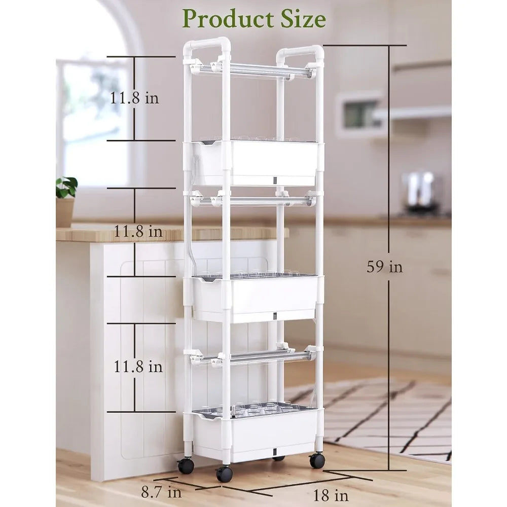 Indoor Hydroponic Planting System, Aquatic Plant Growth System, 42 Pod