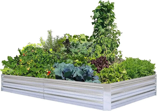 Raised Large Metal Planter Box