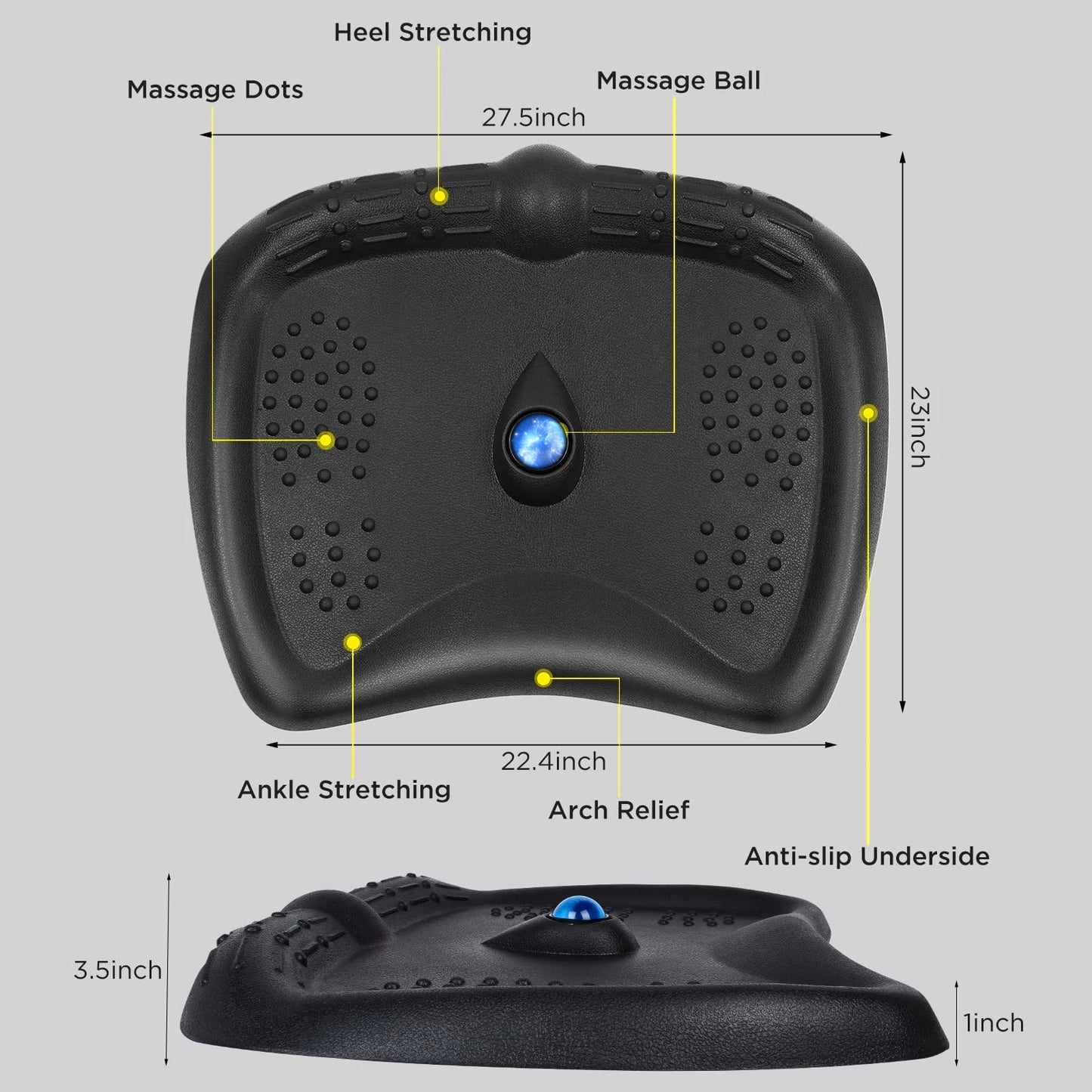 Anti Fatigue Standing Mat Comfort Standing Desk Mat, Ergonomic Stand Up Mat Floor Mat for Workplace, Office, Home