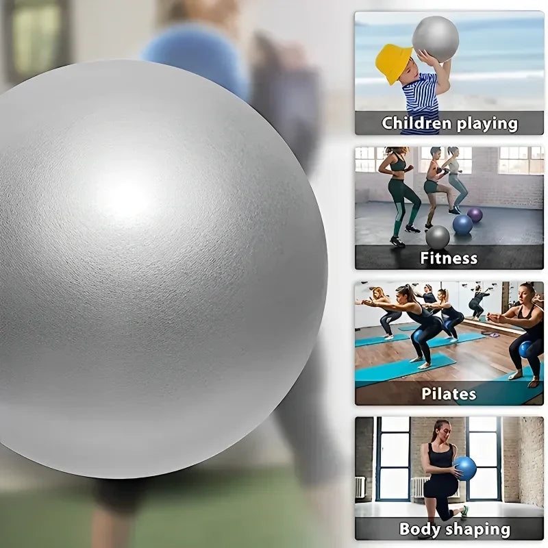 New Yoga Pilates Ball Exercise Gymnastic Fitness Balance Gym Core Indoor Training Mini Balls Small Therapy Improves