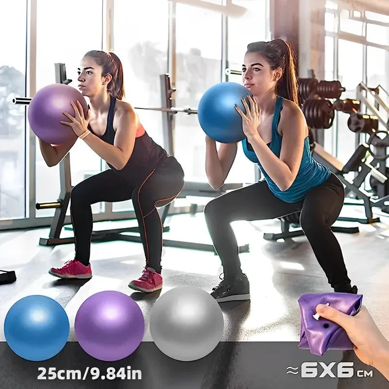 New Yoga Pilates Ball Exercise Gymnastic Fitness Balance Gym Core Indoor Training Mini Balls Small Therapy Improves