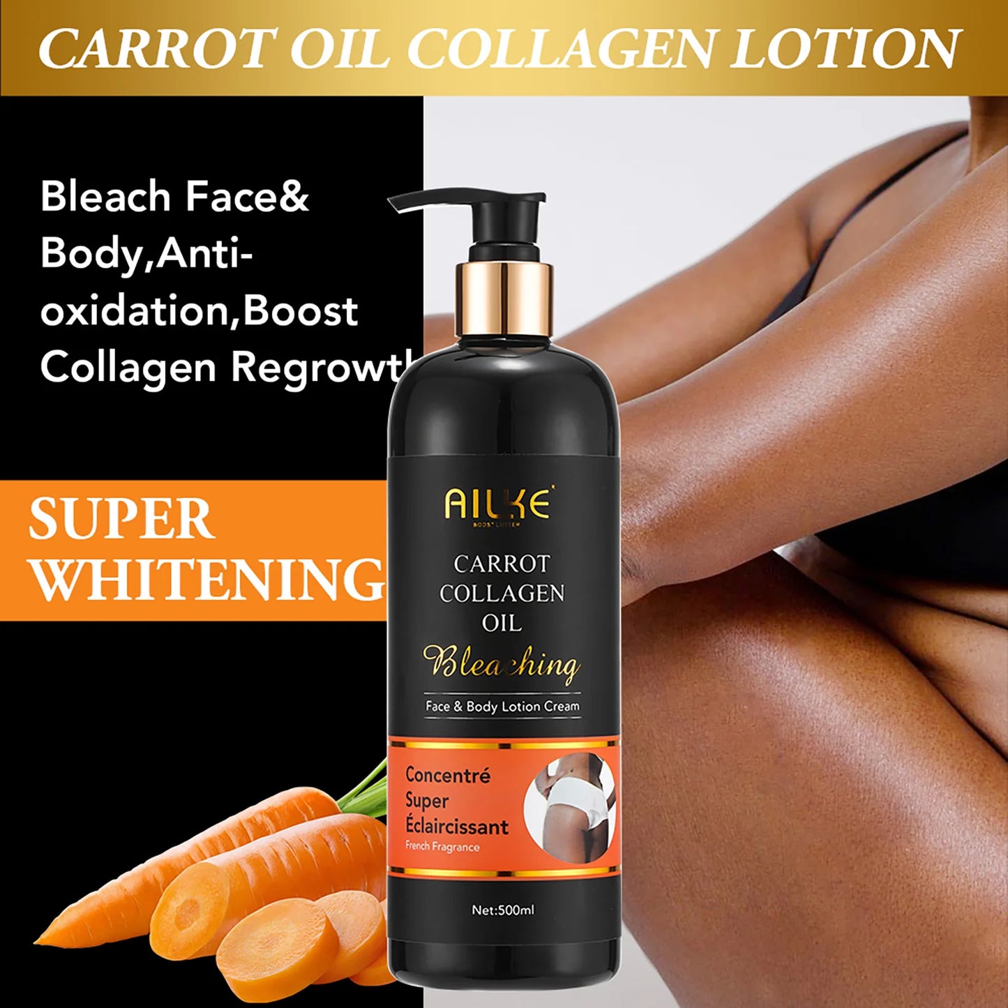 Collagen Skin Care Kit, Reduce Spots, Whitening, Even Skin Tone, For Dark Skin, Black Skin, African Skin, Caramel Skin