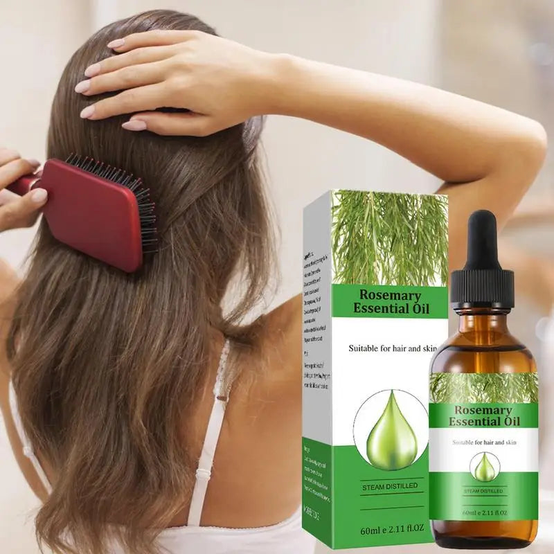 Rosemary Hair Growth Oil Rosemary Anti Hair Loss Regrowth Moisturizing Repair Anti Baldness Fast Hair Growth Serum Oil