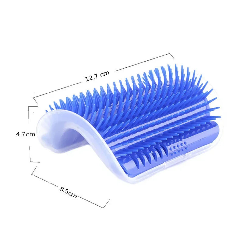 Cat Self Groomer Brush Pet Grooming Supplies Hair Removal Comb for Cat Dog Hair Shedding Trimming Cat Massage Device with catnip