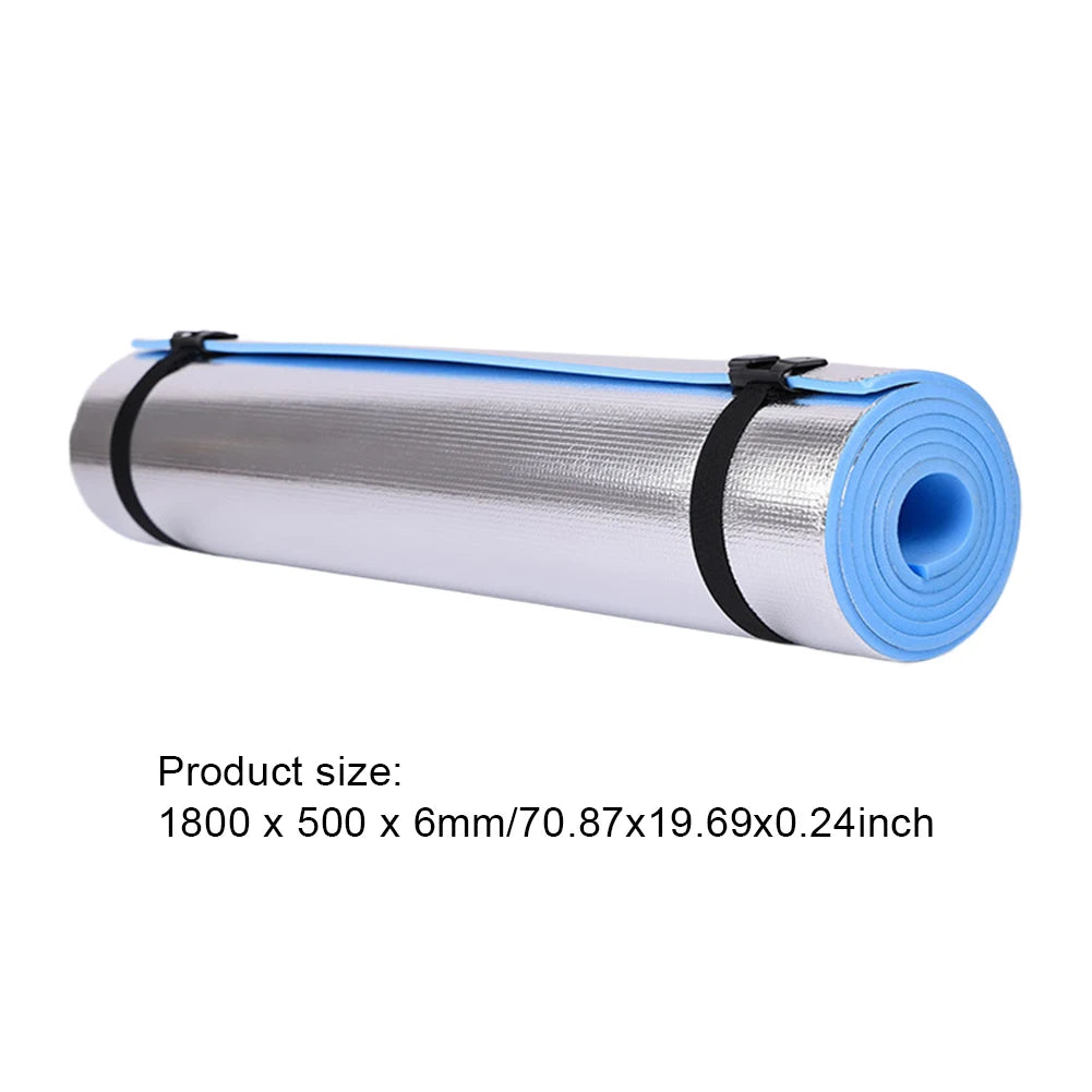 Waterproof Yoga Mat Moisture-proof Yoga Mat Thickened Aluminum Membrane Exercise Mat Portable Multifunction for Gym Workout